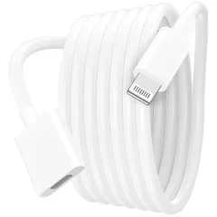 【新品】 Lightning充電器延長ケーブル【MFi認証】2m急速充電＆高速データ転送 高耐久 断線防止iPhone充電器延長ケーブル for iPhone 14 13 12 11 X XS XR 8 7 6 5 iPad対応 オーディオ/動画/データ転 0