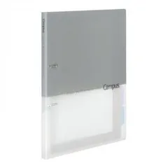 コクヨ キャンパス2穴バインダー A4(2穴) 10枚付 グレー ル-PP158M