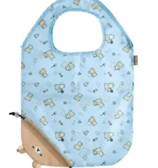 日本正規品 リラックマ エコバッグ 青 スカイブルー バッグ