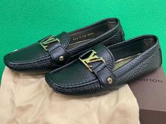 定価14.5万超美品】ルイヴィトンローファーモノグラム金具黒レザー