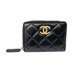 お値下げ‼️美品CHANELシャネル ハートココマーク ジップコインパース