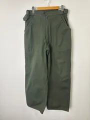 S00760｜VINTAGE｜ヴィンテージ古着｜フレンチミリタリー｜FRENCH MILITARY｜ミリタリーパンツ｜カーキ緑｜60s70s｜ワイドパンツ｜メカニックパンツ｜メンズMサイズ｜アメカジ｜Y2K｜90S｜古着｜USA古着｜ヴィンテージ｜今期トレンドのサムネイル