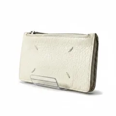 d23 Maison Margiela メゾンマルジェラ 4ステッチ フラグメントケース カードケース 財布  S56UI0143 P0399 T1003 ホワイト レザー ユニセックスu02t