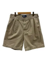 POLORALPH LAUREN (ポロラルフローレン) ポロチノ 2タック ショートパンツ ショーツ 90S 00S 古着 ビンテージ TYLER SHORT 35 ベージュ メンズ/078