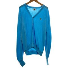 90s〜00s】LACOSTE カーディガン 短丈 ティファニーブルー - メルカリ