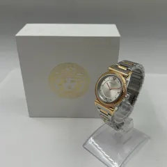 VERSACE  ヴェルサーチ V-Motif ヴィンテージロゴ VERE00718 腕時計 レディース シルバー×ピンクゴールド クオーツ 中古【動⚪︎】のサムネイル