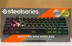 【新品未使用】 SteelSeries ゲーミング キーボード ミニサイズ Apex Pro Mini Wireless JP 無線 ワイヤレス 日本語配列 64829 ブラック