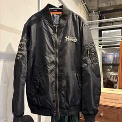 82　Norton　ノートン　MA-1　刺繡　ブルゾン　メンズ　men's　長袖　黒 ブラック BLACK クロ くろ　長袖　スーベニア　ジャケット アウター 羽織 コート　jaket
