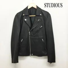 ステュディオス ステュディオス 107458002 ラムレザー ダブル ライダースジャケット メンズ 1 ISItems【USED】【古着】【中古】50157870