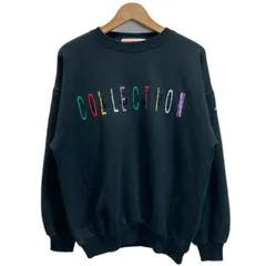 【中古】　MIKI HOUSE　COLLECTION　スウェット　長袖　トレーナー　クルーネック　裏毛　無地　ワンポイント　ブランドロゴ　刺しゅう　古着　/1952