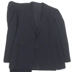 ★ジンリ様専用ページ★極美品□Cicio チッチオ シングル ビスポークスーツ ブレザー/トラウザーズ 上下セットアップ ネイビー XLサイズ相当 ハンガー付き メンズ