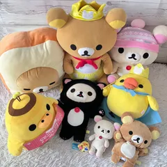 リラックマ サンエックス ぬいぐるみ San-X 大量まとめ売り ラストワン賞 一番くじ 9点セット  コリラックマ グッズ 9