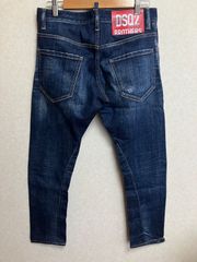 DSQUARED2 ダークブルースキニーデニム44 - メルカリ