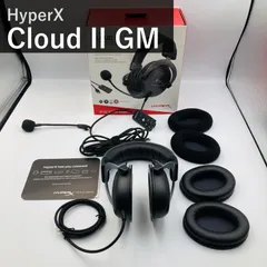 HyperX Cloud II ゲーミングヘッドセット ハイパーエックス クラウド2 KHX-HSCP-GM ガンメタル 7.1ch バーチャルサラウンド USBオーディオコントロールボックス付 53mmドライバー PC PS4 PS5 Xbox Switchのサムネイル