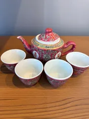 中国 景徳鎮 茶器セット 　急須　湯呑み
