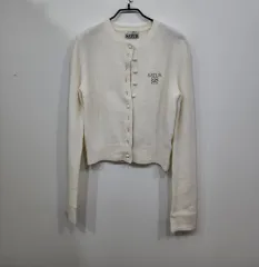 SATUR アルパカ クルーネック ニットカーディガン