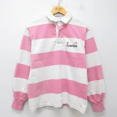 S/古着 バーバリアン 長袖 ラガー シャツ メンズ 90年代 90s ラクロス コットン カナダ製 白他 26mar31のサムネイル