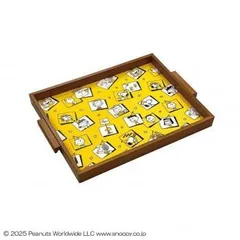SNOOPY スヌーピー 75周年 ウッドトレー (パーティ) SN3501
