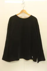 【中古】 ORCIVAL メンズカットソー -- フリースライニング コットンロード ボーダー バスクシャツ ORCIVAL -- 黒 ブラック 無地