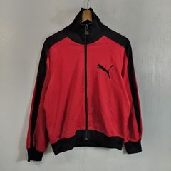 80s Puma ヒットユニオン製 トラックジャケット ジャージ 刺繍 赤 L PUMA 80s ジャージ L 黒赤 T7 ヒットユニオン ヴィンテージ - メルカリ