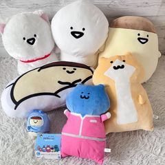 문구와 함께 봉제 인형 정리 판매 7 점 세트 이치 반 쿠지 상품 7