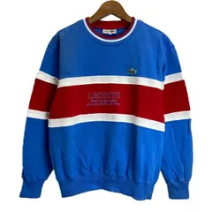 【中古】　LACOSTE　スウェット　トレーナー　プリント　ワンポイント　古着　/1952