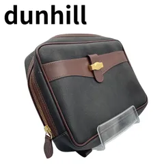 dunhill ダンヒル セカンドバッグ クラッチバッグ レザー ブラック
