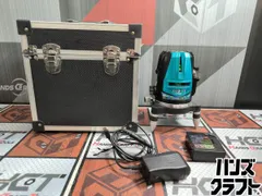 ▲【中古】ヤマシン YAMASHIN GDZ-03 グリーンレーザー墨出し器 充電式・乾電池式 ケース/ACアダプタ付【ハンズクラフト飯塚店】【中古】