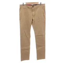 ブラックレーベルクレストブリッジ BLACK LABEL CRESTBRIDGE チノパン パンツ ストレート ウエストチェック ロゴ 85 ベージュ /FF