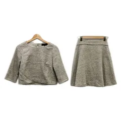 UNTITLED(アンタイトル) スカートセットアップ レディース美品  - アイボリー×黒