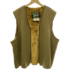【中古】　Barbour　ベスト　ノースリーブ　ライナー　無地　古着　/4601