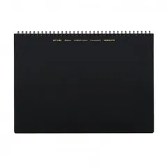 コクヨ ソフトリングノート ビジネス方眼罫 70枚 A4 黒 ス-SV427S5-D