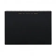 コクヨ ソフトリングノート ビジネス 無地 70枚 A4 黒 ス-SV427W-D