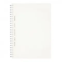 コクヨ ソフトリングノート 方眼ドット罫 A5(3号) 80枚 透明 ス-SV538WT-T