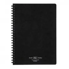 コクヨ ソフトリングノート A罫(普通横罫) A5(3号) 80枚 黒 ス-SV638A-D