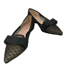 ユーズドフルギ USED古着 {{pretty ballerinas}}メッシュ リボンシューズ レディース 表記無 