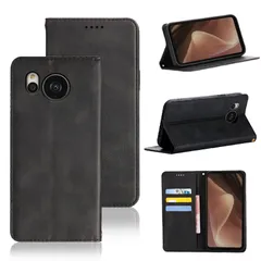 【新品】 適用 AQUOS sense7 Plus ケース 手帳型 カバー PUレザー カード収納 財布型 耐衝撃 ケース マグネット スタンド機能付き 5色 (AQUOS sense7 Plus 用 ケース 手帳型) (ブラック)
