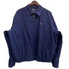 ラルフローレン POLO by RALPH LAUREN 90's スイングトップ スムース素材 ジャケット ネイビー Lサイズ 201MT-5813 VB