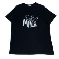 MONCLER キャラクターTシャツ ブラック - メルカリ