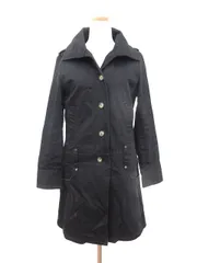 B&Y ユナイテッドアローズ BEAUTY&YOUTH ビューティー&ユース コート ロング コットン S 黒 ブラック /☆y