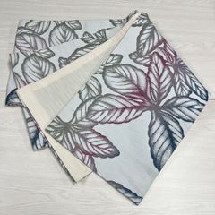 正絹 銘仙 半幅帯 アンティーク 大正ロマンの薫り 鮮やかな青の花びら