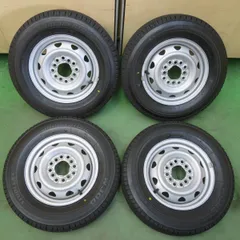 バリ溝！25年！キレイ！9.5分以上★スタッドレス 145/80R12 80/78N ブリヂストン W300 スチール ホイール 12インチ PCD100 110 114.3/4H マルチ★6041807イスのサムネイル