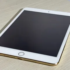 稼働 美品 Apple iPad mini 3  Wi-Fi + Cellular MGYR2J/A ゴールド 16GB 利用制限〇