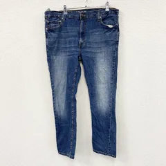 Levi’s　リーバイス　SIGNATURE　デニムパンツ/ジーンズ　ジップフライ　縦落ち　インディゴ　W40サイズ　古着