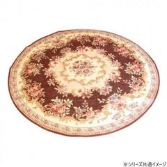 円形こたつ布団 リバーシブル 花柄 ベージュ - メルカリ