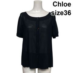 クロエ】Chloé 黒 半袖トップス 13AR ショート丈 k4451 - メルカリ