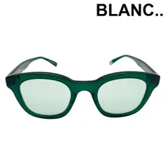 □ ブラン BLANC.. サングラス B0014 スクエア ウェリントン CLEAR GREEN グリーン アセテート  47□23-145 ユニセックス 6V457のサムネイル