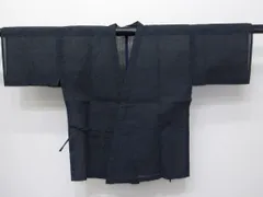 P42538　麻混　甚平？　男物　c