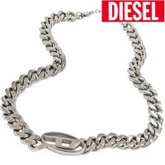 HANA JISOO 着用 DIESEL ディーゼル Dロゴ 4連 ネックレス - メルカリ