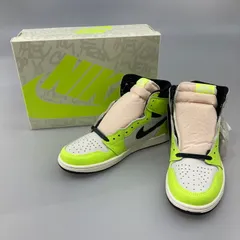 【中古美品】 NIKE ナイキ 555088-702 AIR JORDAN 1 RETRO HIGH OG VOLT VISIONAIRE 【160-260423-WA-04-iwa】